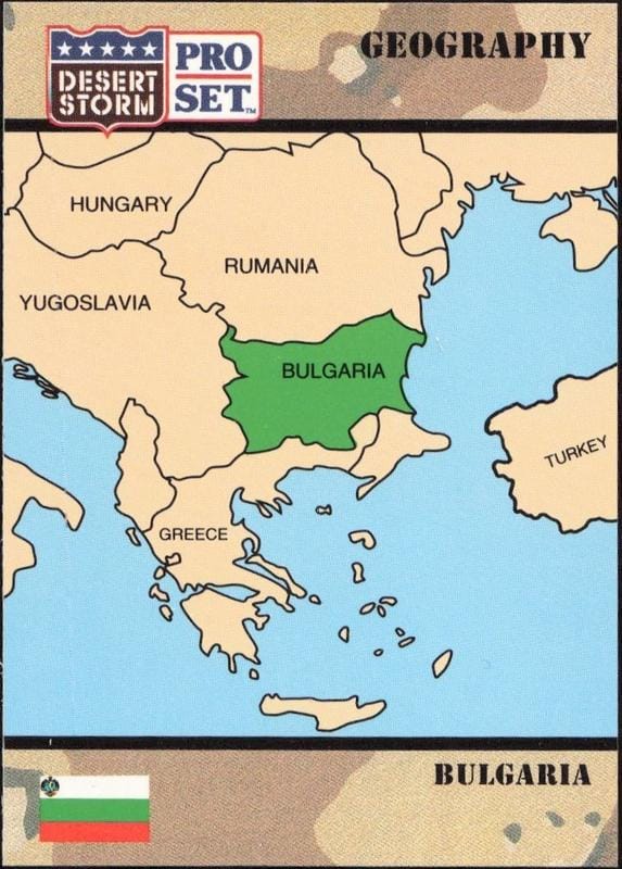 1991 Pro Set Desert Storm Bulgaria #10