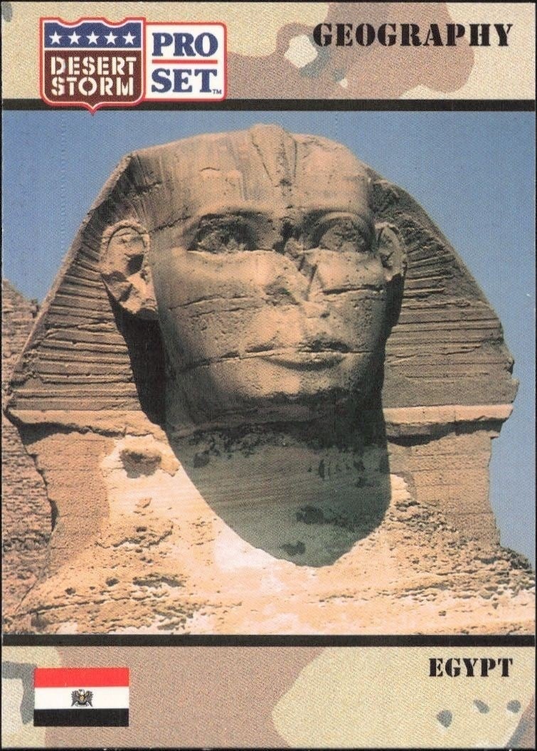 1991 Pro-Set Desert Storm Egypt #16 trading card