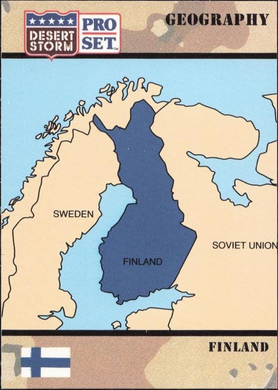 1991 Pro Set Desert Storm Finland #17