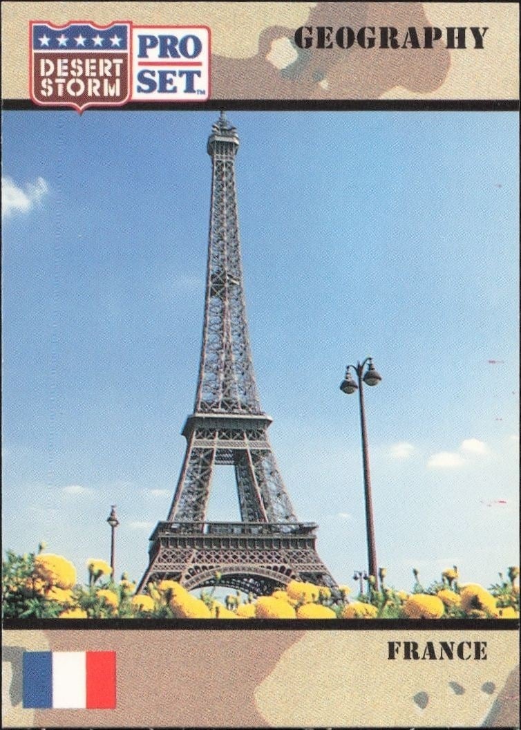 1991 Pro-Set Desert Storm France #18 trading card