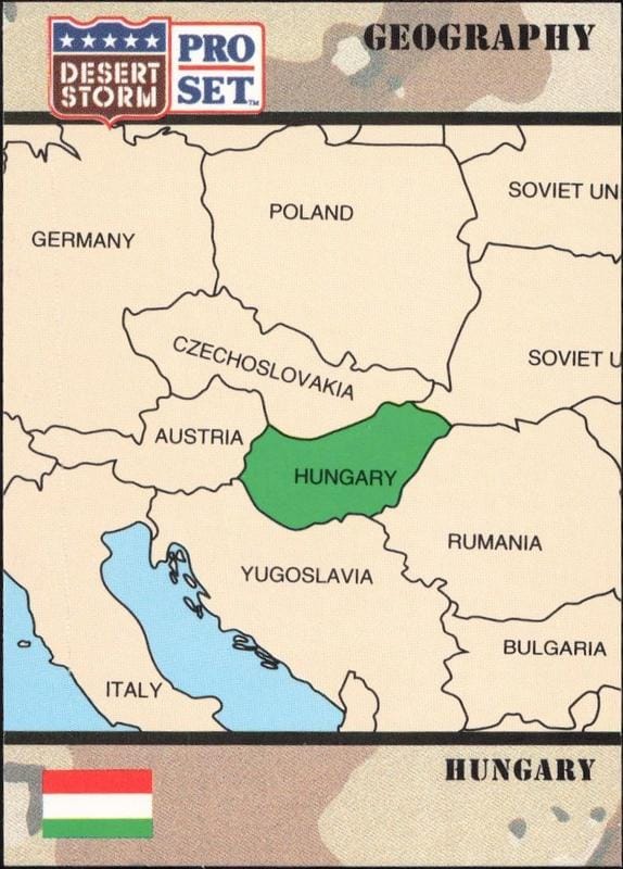 1991 Pro-Set Desert Storm Hungary #22 trading card