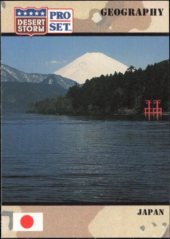 1991 Pro-Set Desert Storm Japan #28 trading card