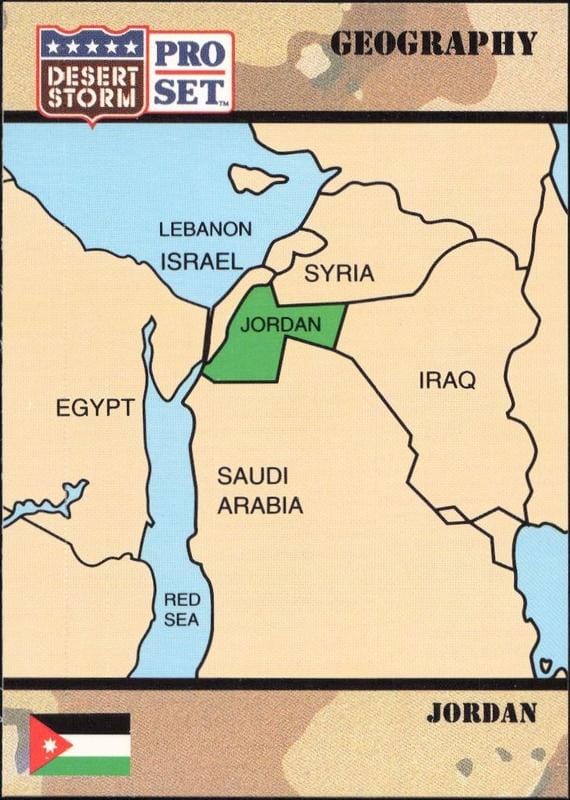 1991 Pro-Set Desert Storm Jordan #30 trading card