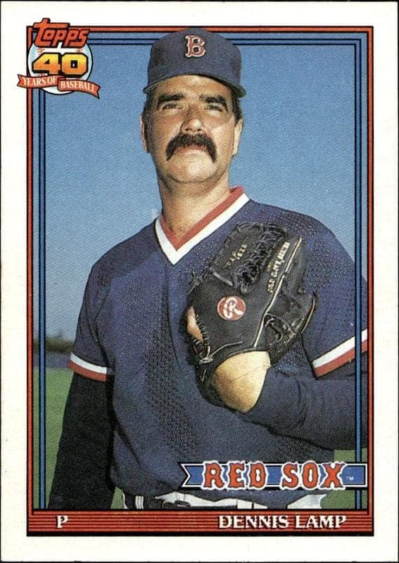 1991 topps Dennis Lamp