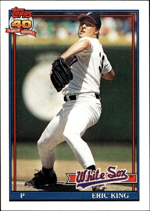 1991 Topps Eric King #121 trading card