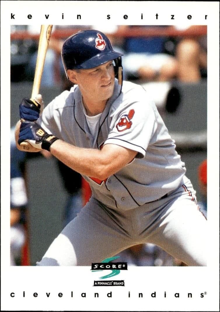 Kevin Seitzer 1997 Pinnacle Score #11 Baseball Trading Card - Front 1997 Pinnacle Score Kevin Seitzer #11 baseball trading card front