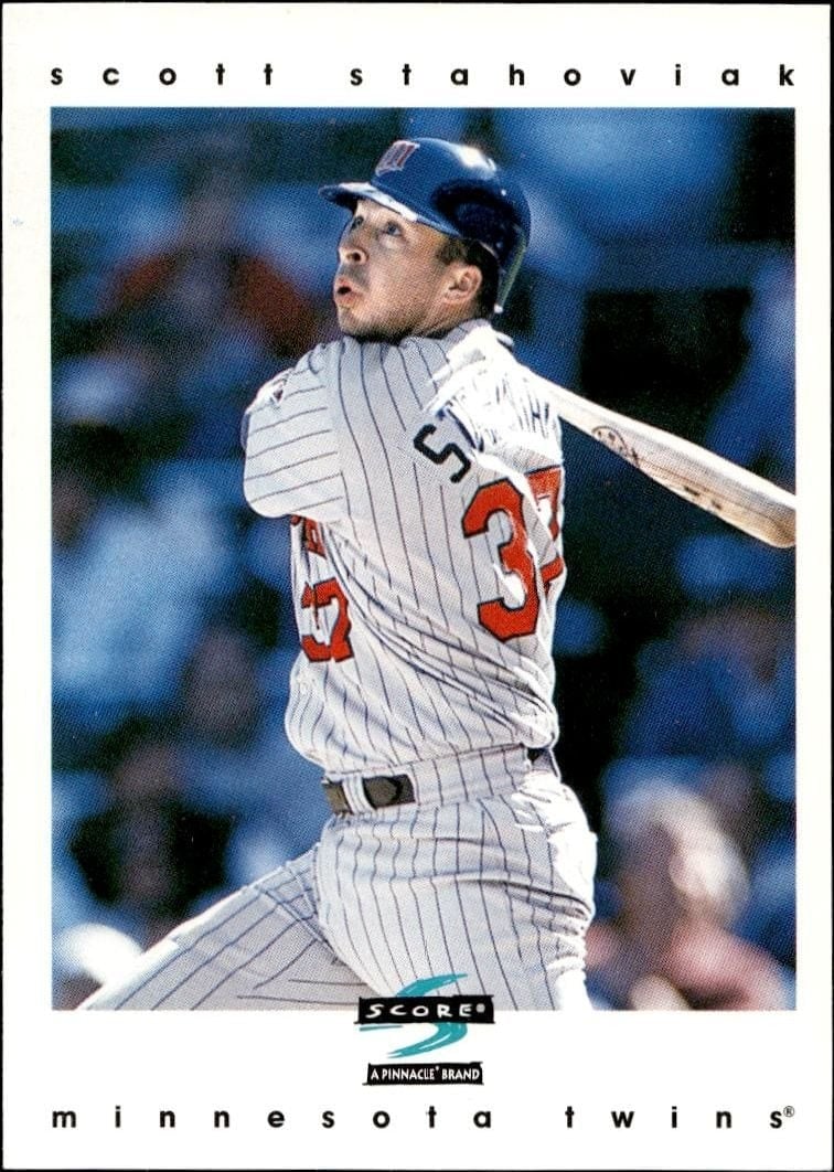 Scott Stahoviak 1997 Pinnacle Score #111 Baseball Trading Card - Front 1997 Pinnacle Score Scott Stahoviak #111 baseball trading card front