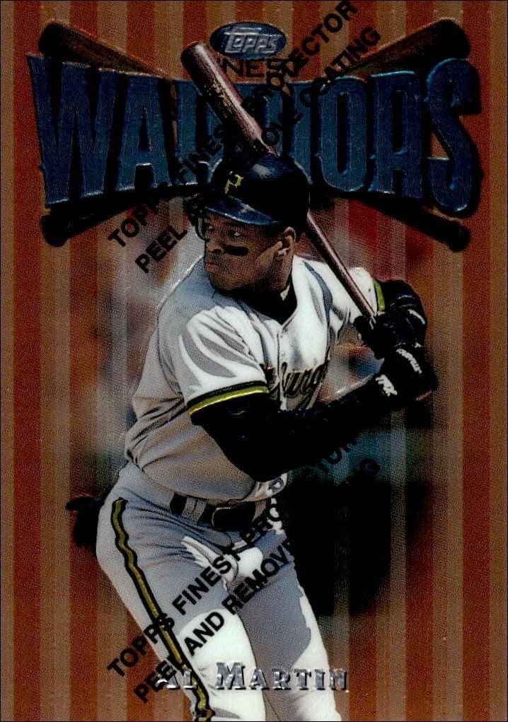 Al Martin 1997 Topps Finest #6 Baseball Trading Card - Front 1997 Topps Finest Al Martin #6 baseball trading card front