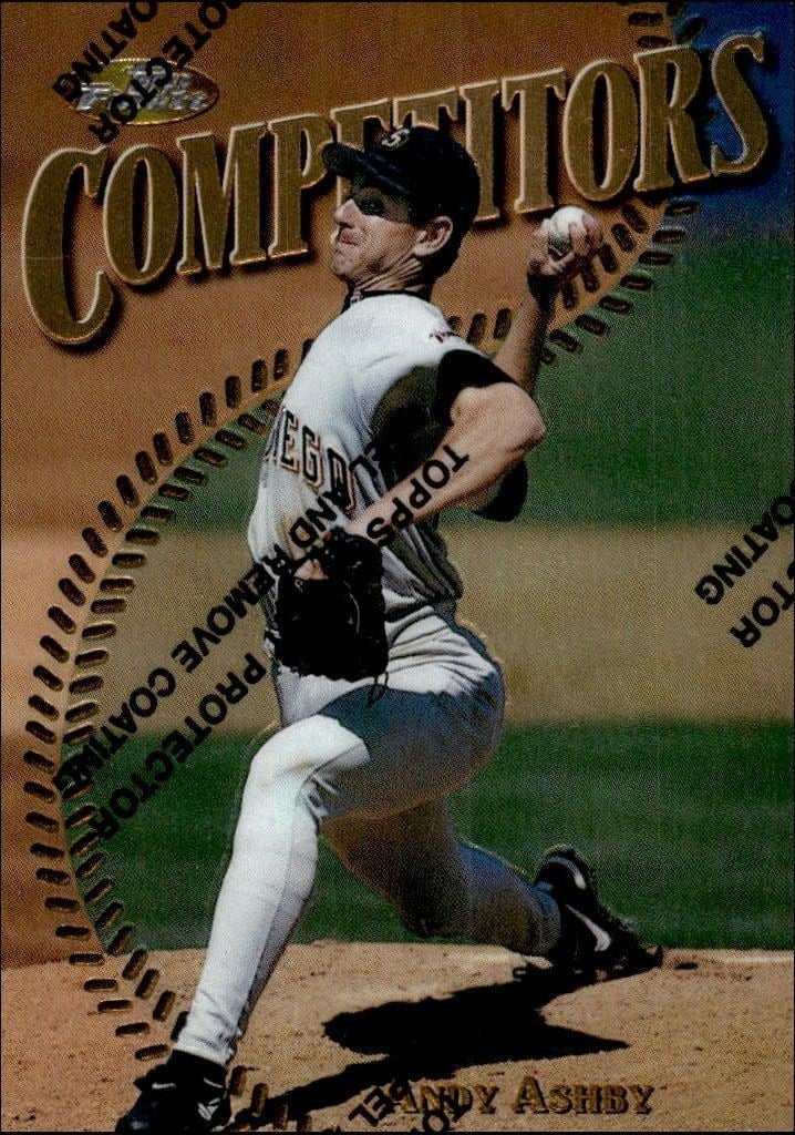 1997 Topps Finest Andy Ashby #192 trading card
