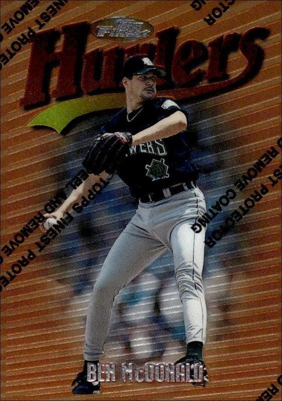 1997 Topps Finest Ben McDonald #96 trading card