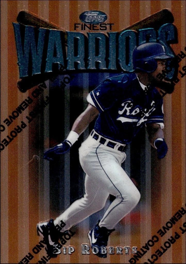 Bip Roberts 1997 Topps Finest #92 Baseball Trading Card - Front 1997 Topps Finest Bip Roberts #92 baseball trading card front