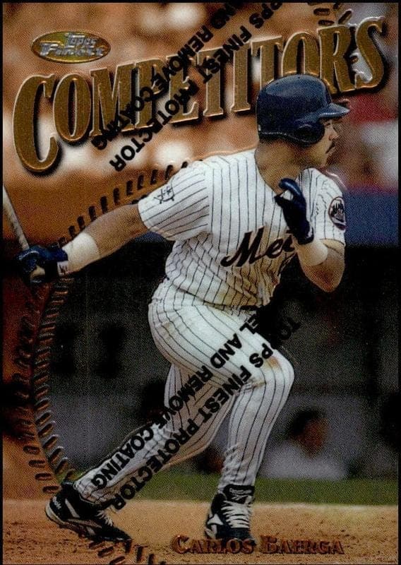 1997 Topps Finest Carlos Baerga #230 trading card