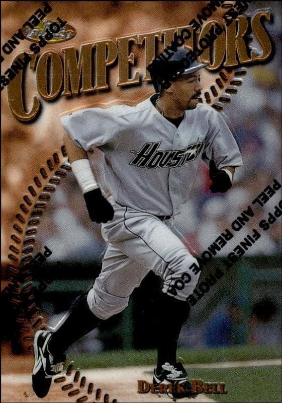 1997 Topps Finest Derek Bell #198 trading card