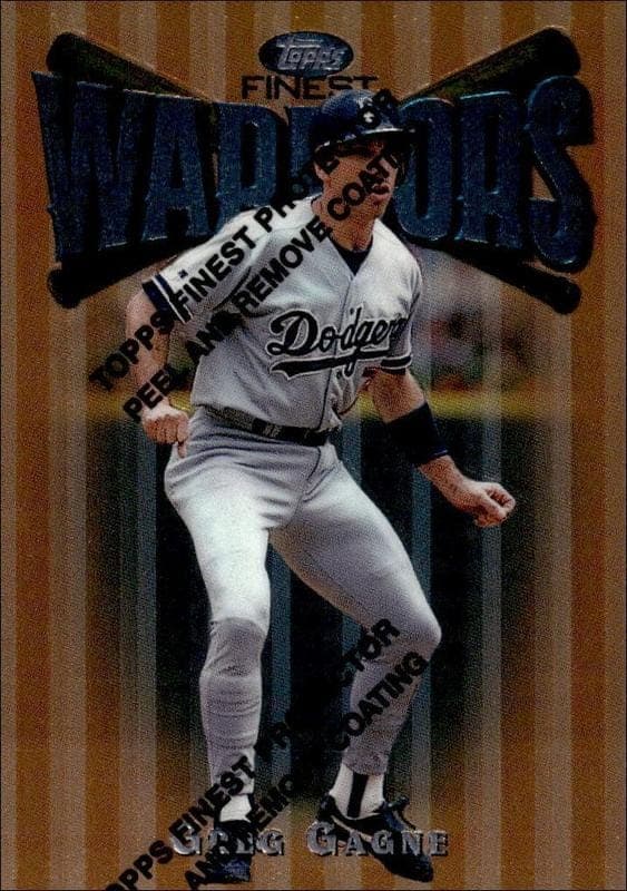 1997 Topps Finest Greg Gagne #48 trading card