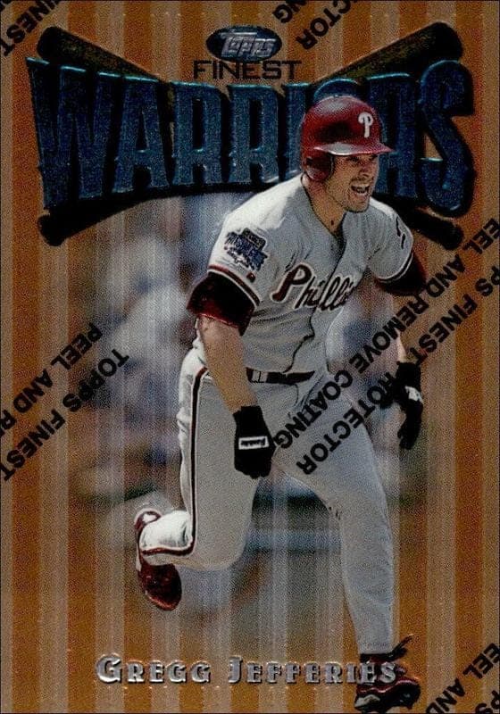 1997 Topps Finest Gregg Jefferies #38 trading card