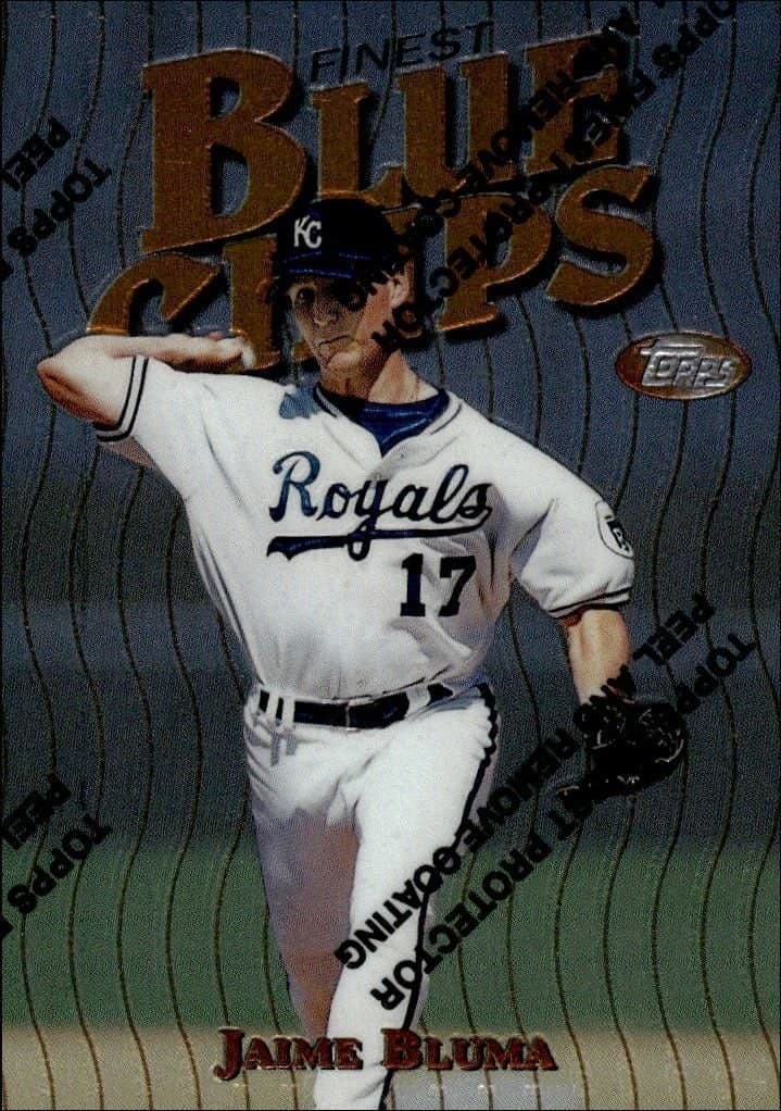 Jaime Bluma 1997 Topps Finest #32 Baseball Trading Card - Front 1997 Topps Finest Jaime Bluma #32 baseball trading card front