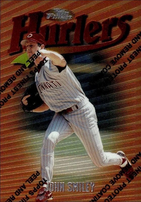 1997 Topps Finest John Smiley #89 trading card