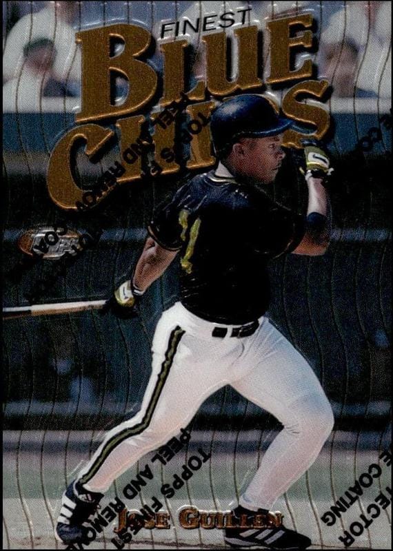 1997 Topps Finest Jose Guillen #182 trading card