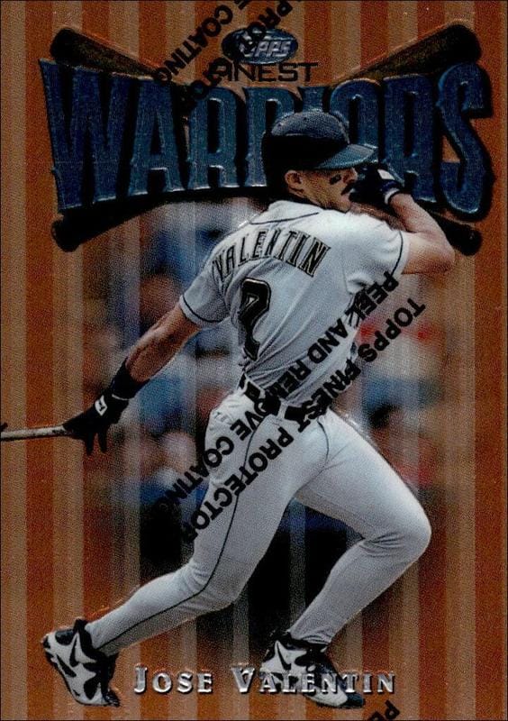 1997 Topps Finest Jose Valentin #42 trading card