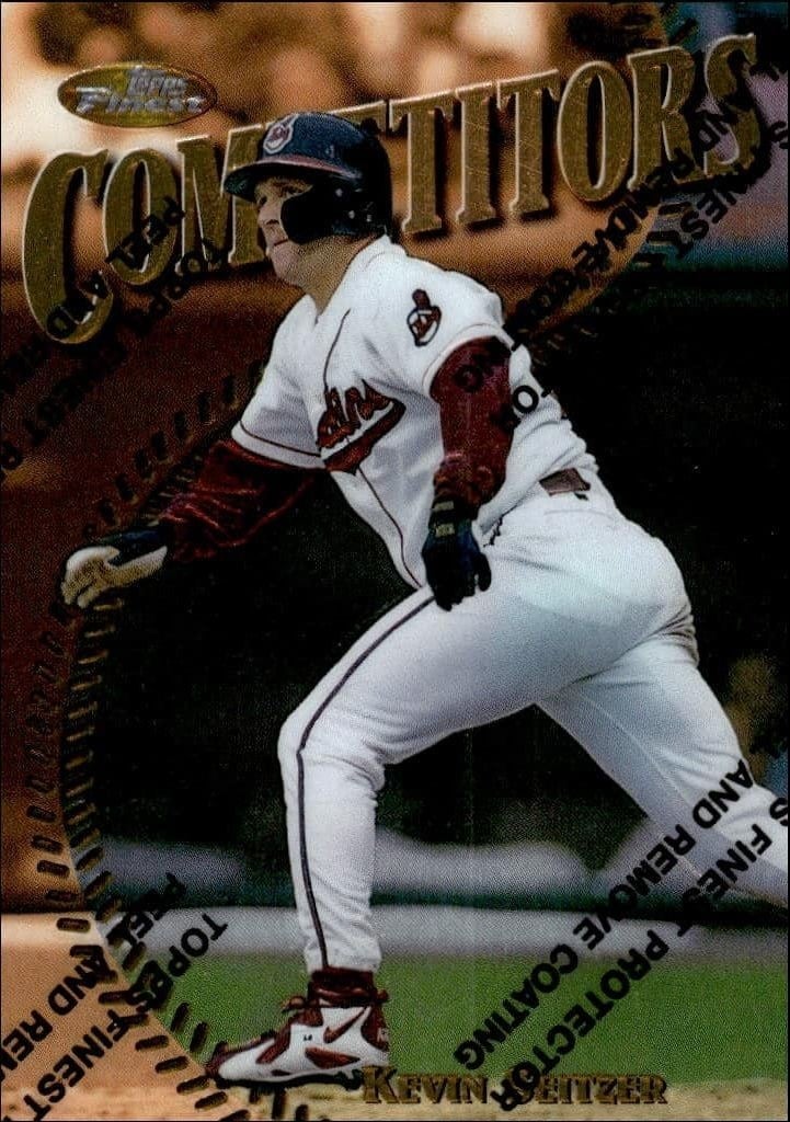 Kevin Seitzer 1997 Topps Finest #231 Baseball Trading Card - Front 1997 Topps Finest Kevin Seitzer #231 baseball trading card front