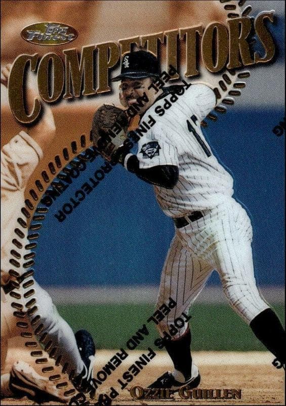 1997 Topps Finest Ozzie Guillen #224 trading card