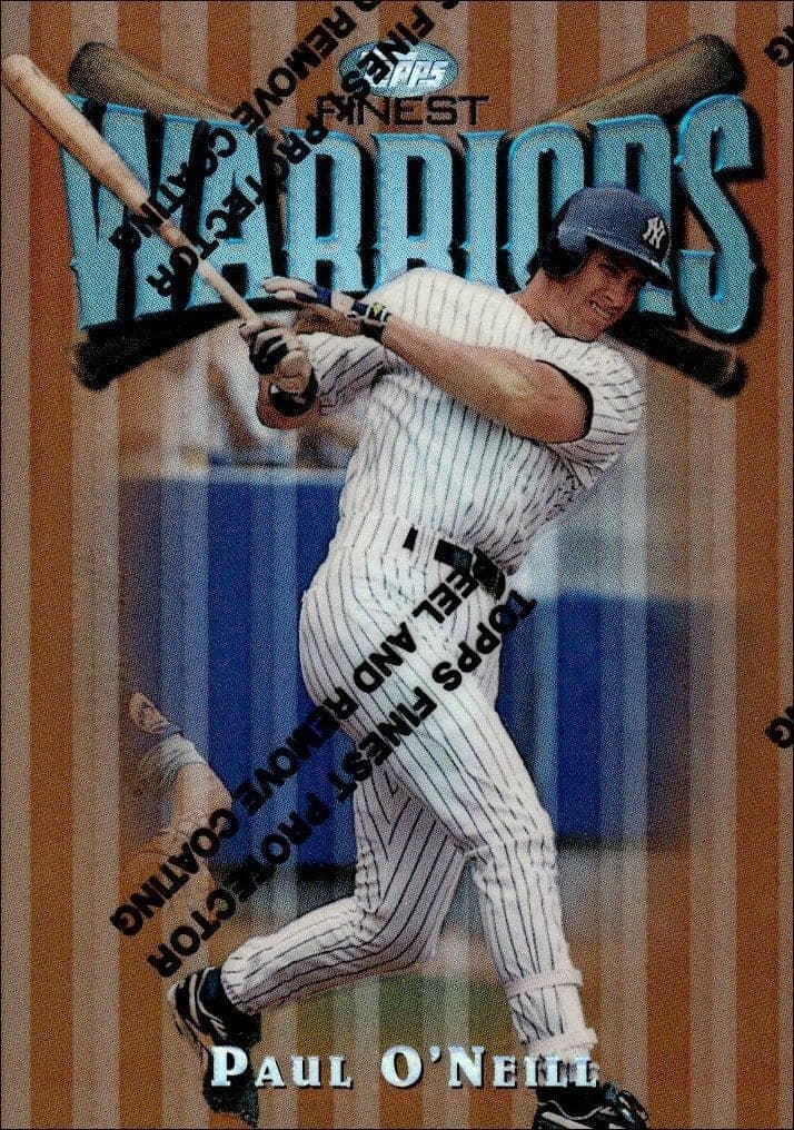 1997 Topps Finest Paul O'Neill #87 trading card