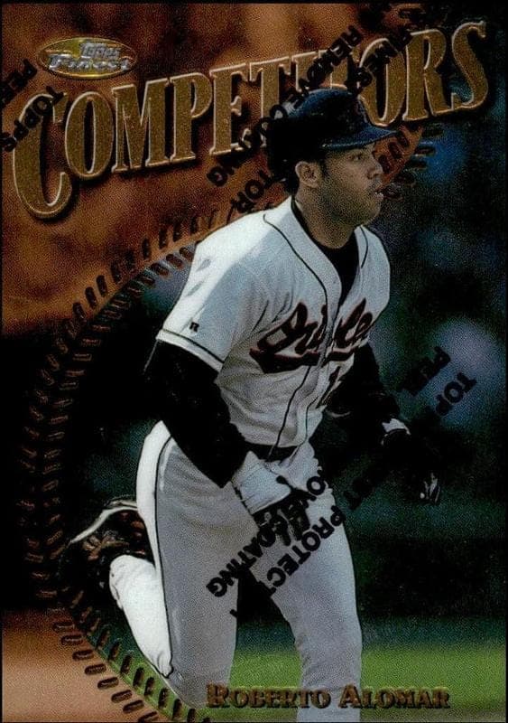 1997 Topps Finest Roberto Alomar #205 trading card