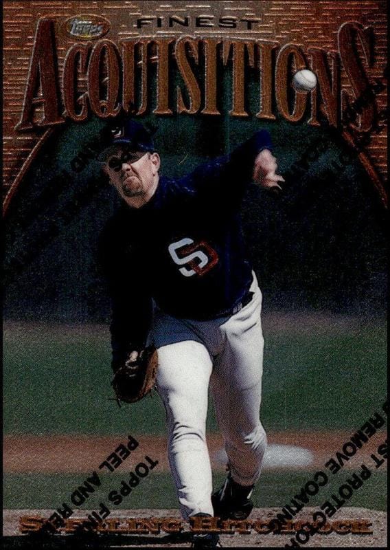1997 Topps Finest Sterling Hitchcock #239 trading card