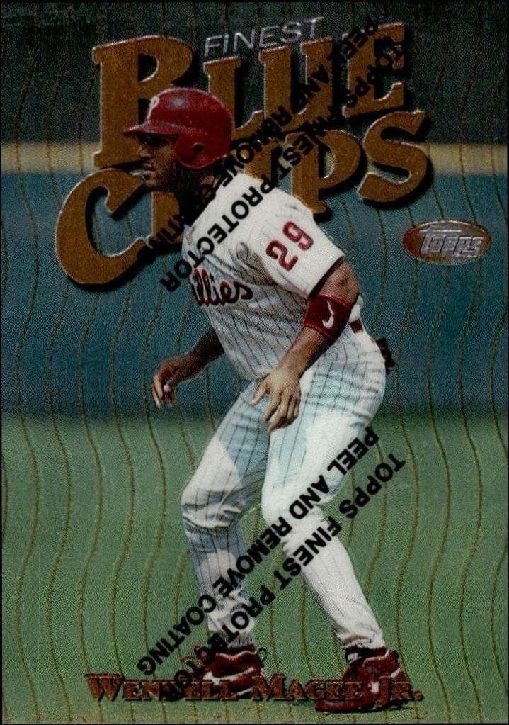 Wendell Magee Jr. 1997 Topps Finest #229 Baseball Trading Card - Front 1997 Topps Finest Wendell Magee Jr. #229 baseball trading card front