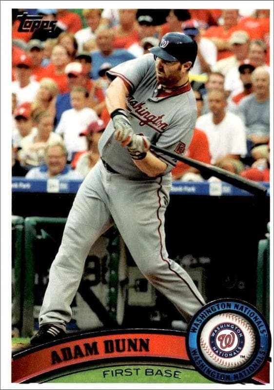 2011 Topps Series 1 Adam Dunn #271 trading card
