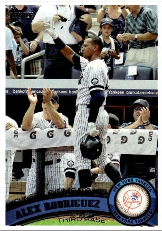 2011 Topps Series 1 Alex Rodriguez #155 trading card