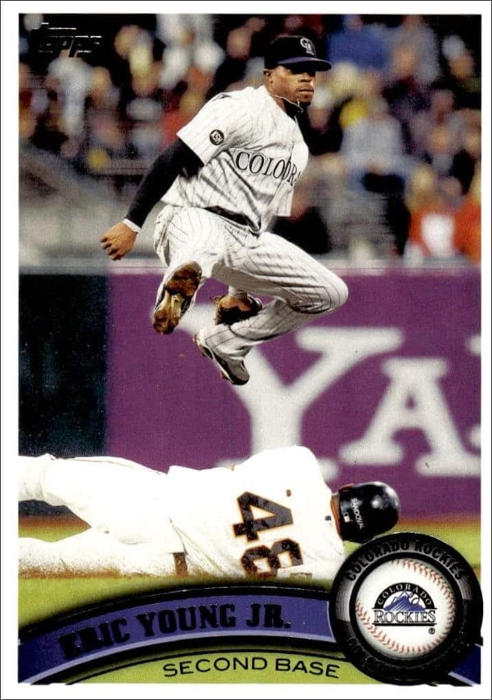 2011 Topps Series 1 Eric Young Jr. #139 trading card