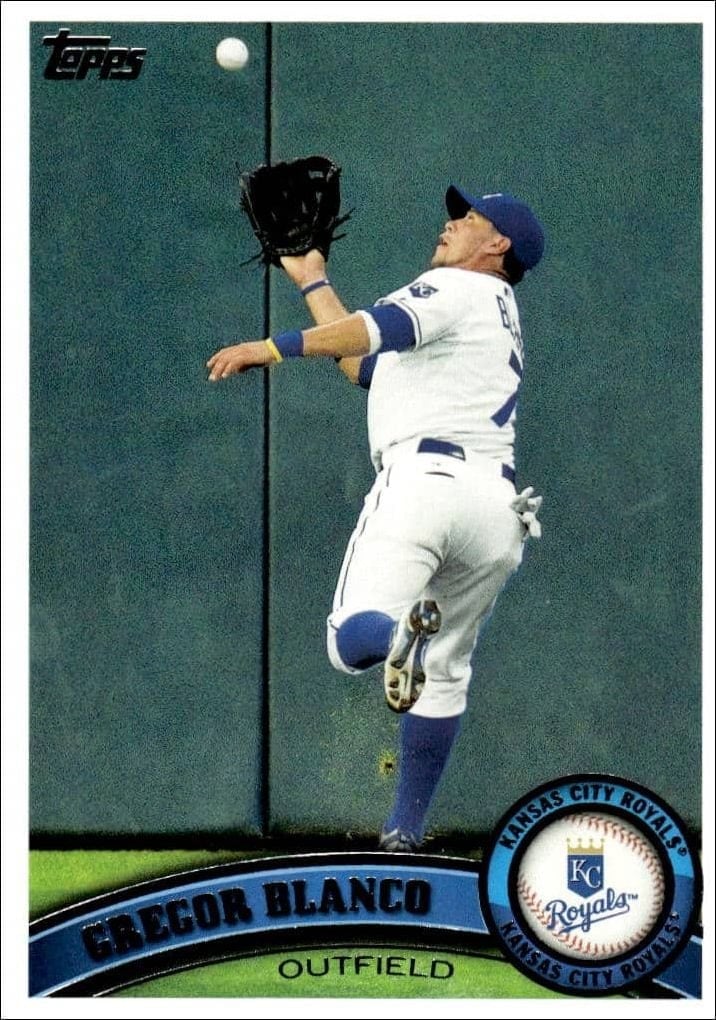 Gregor Blanco 2011 Topps #101 Baseball Trading Card - Front 2011 Topps Gregor Blanco #101 baseball trading card front