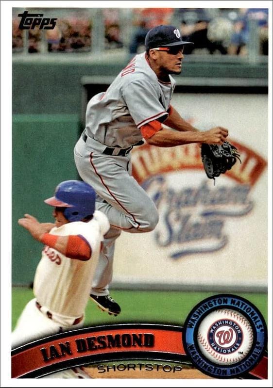 2011 Topps Series 1 Ian Desmond #308 trading card