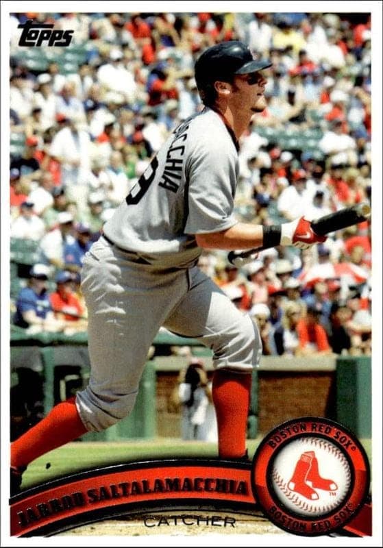 2011 Topps Series 2 Jarrod Saltalamacchia #372 trading card
