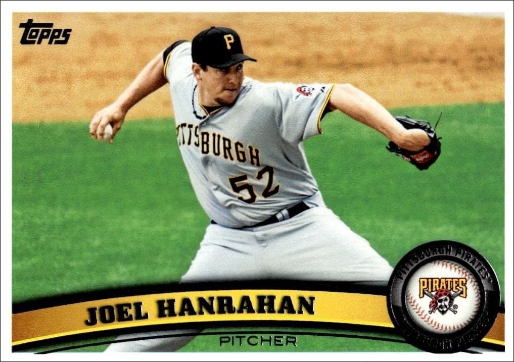 Joel Hanrahan 2011 Topps Series 2 #644 Baseball Trading Card - Front 2011 Topps Series 2 Joel Hanrahan #644 baseball trading card front