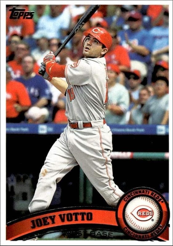2011 Topps Series 1 Joey Votto #5 trading card
