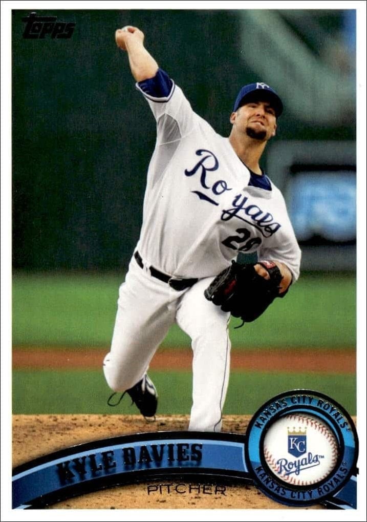 Kyle Davies 2011 Topps #259 Baseball Trading Card - Front 2011 Topps Kyle Davies #259 baseball trading card front