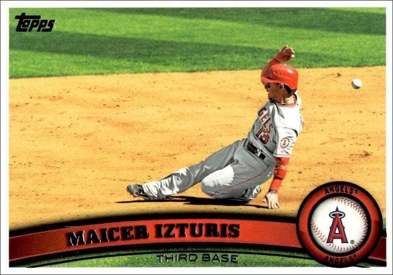 2011 Topps Series 2 Maicer Izturis #529 trading card