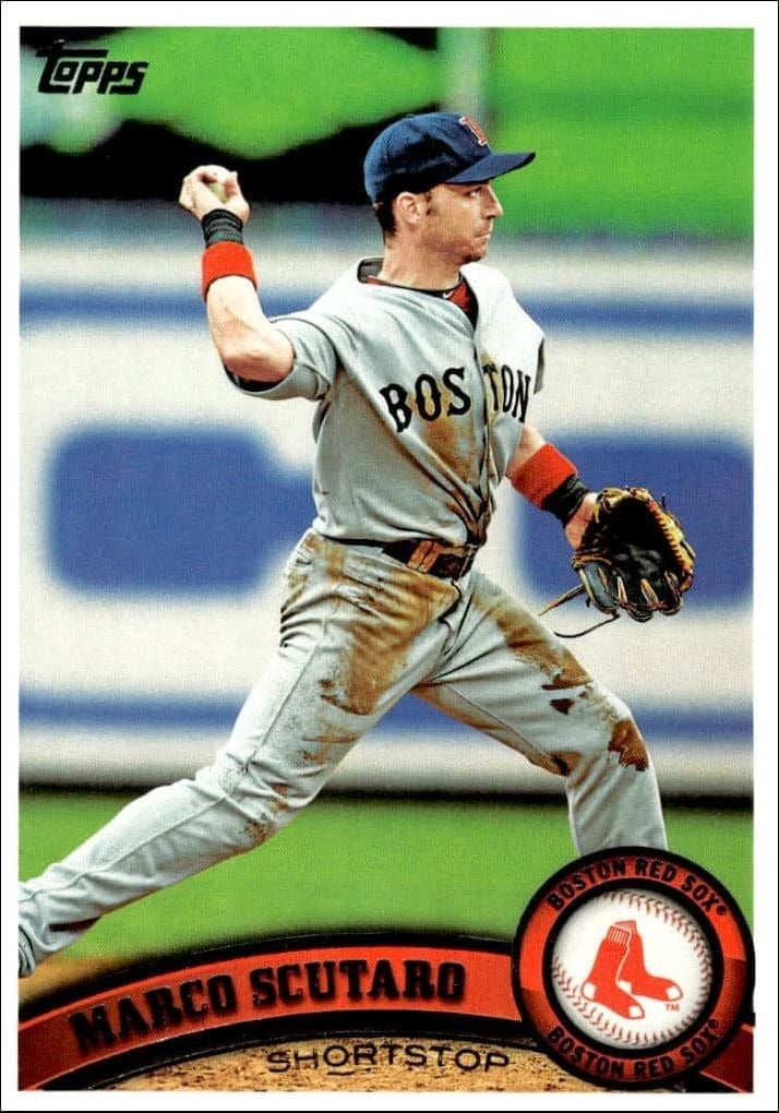 Marco Scutaro 2011 Topps #278 Baseball Trading Card - Front 2011 Topps Marco Scutaro #278 baseball trading card front