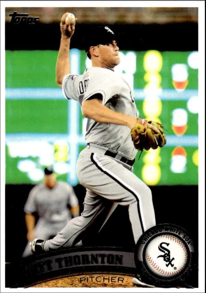 Matt Thornton 2011 Topps Series 2 #622 Baseball Trading Card - Front 2011 Topps Series 2 Matt Thornton #622 baseball trading card front