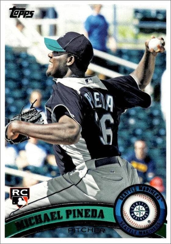 2011 Topps Series 2 Michael Pineda #595 trading card