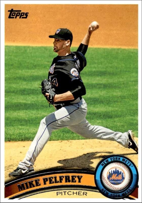 2011 Topps Series 2 Mike Pelfrey #542 trading card