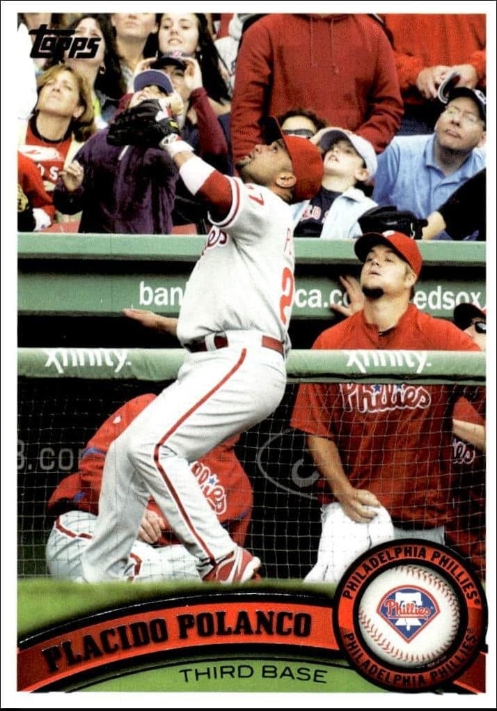 Placido Polanco 2011 Topps #89 Baseball Trading Card - Front 2011 Topps Placido Polanco #89 baseball trading card front
