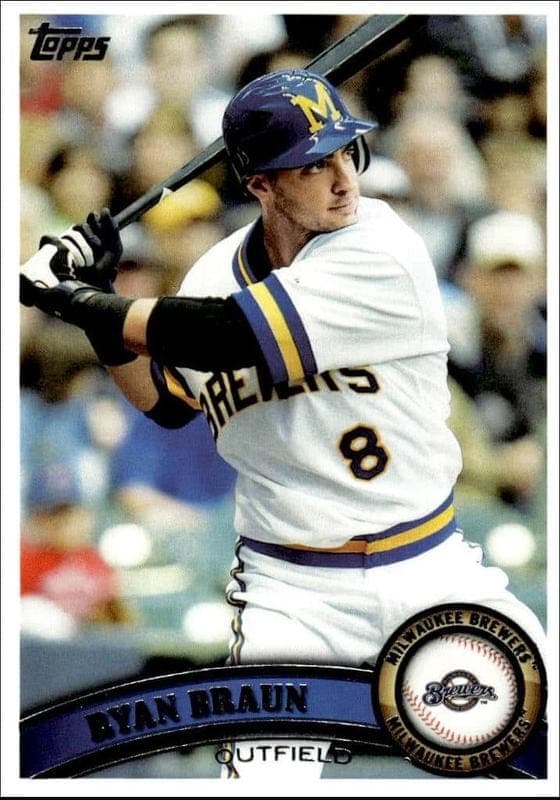 2011 Topps Series 1 Ryan Braun #1 trading card