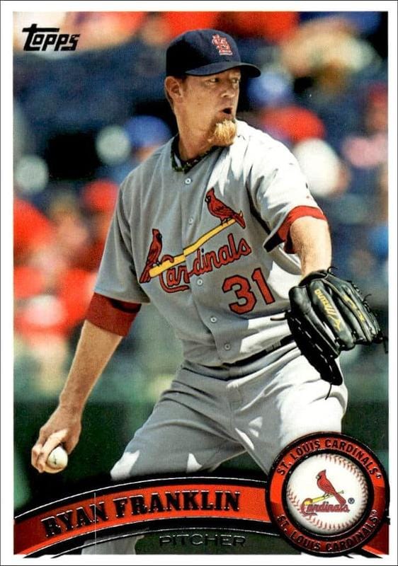2011 Topps Series 2 Ryan Franklin #548 trading card