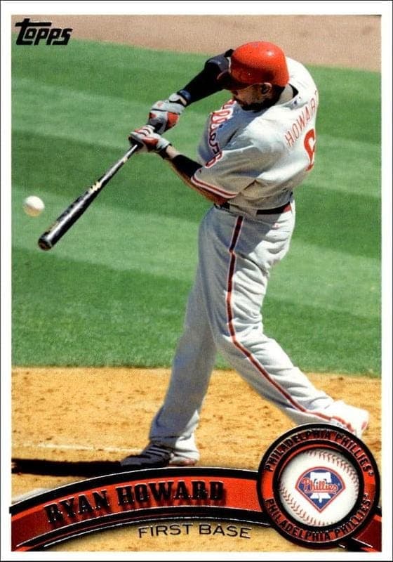 2011 Topps Series 2 Ryan Howard #420 trading card