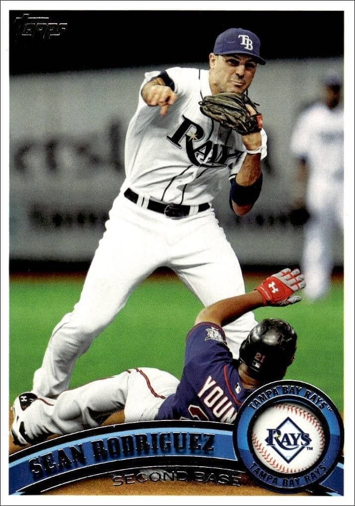 Sean Rodriguez 2011 Topps Series 2 #397 Baseball Trading Card - Front 2011 Topps Series 2 Sean Rodriguez #397 baseball trading card front