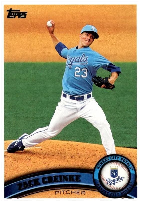 2011 Topps Series 1 Zack Greinke #108 trading card