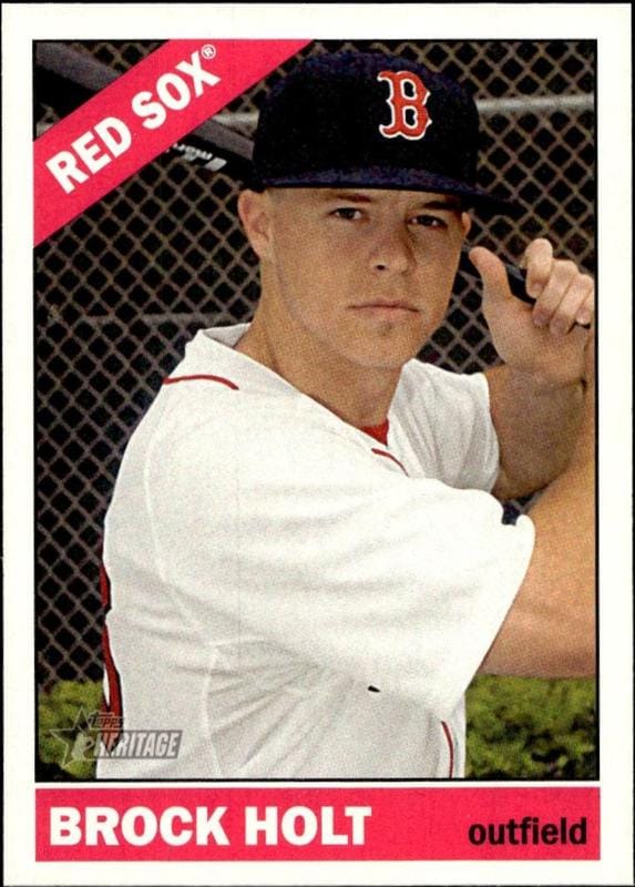 2015 Topps Heritage Brock Holt #231 trading card